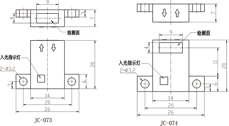 小方型光电