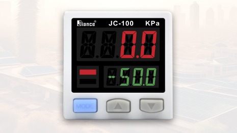 Jiance 通讯485数显压力表JC-100-RS485系列通讯功能的方便应用